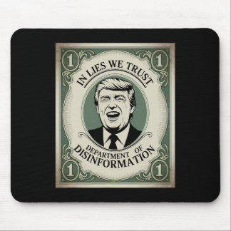 Mousepad “não confie em ninguém” - Trump Cédula Paródia _1