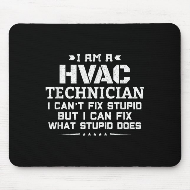 Mousepad Não consigo consertar o Stud - Engraçado Sarcástic (Frente)
