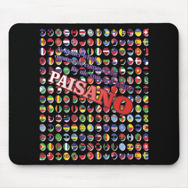Mousepad Não De Que País Você Vem (Frente)