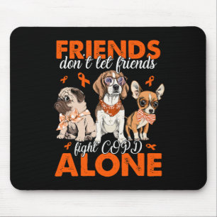 Mousepad Não deixe os amigos combaterem as crianças sozinho