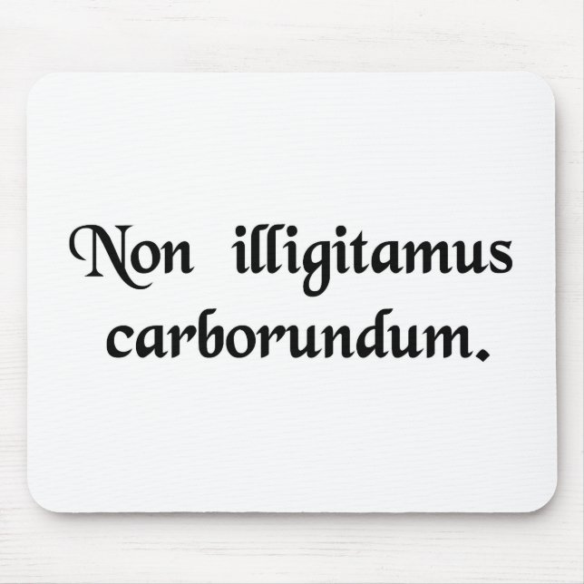 Mousepad Não deixe os bastardos mmoê-lo para baixo (Frente)