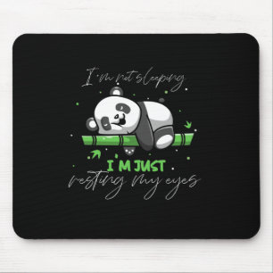 Mousepad Não Dormindo Apenas Descansando Meus Olhos Panda G