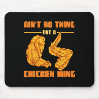 Mousepad Não é Nada Além de Comida de Asa de Frango Asa de