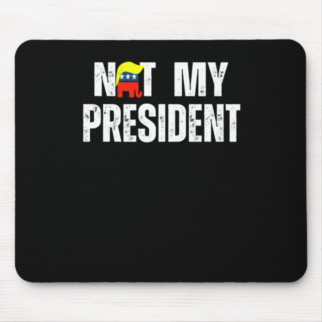 Mousepad Não é o meu Presidente Trump 2025 (Frente)