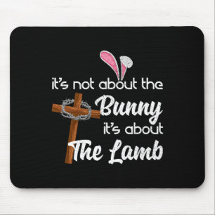 Mousepad Não é sobre o coelho que é sobre o castor de borre
