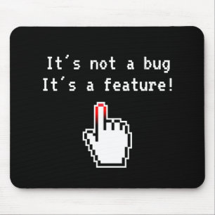 Mousepad Não é uma inseto é uma programação engraçada