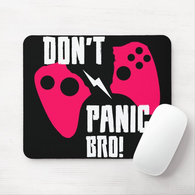Mousepad Não entre em pânico, mano game (Com mouse)