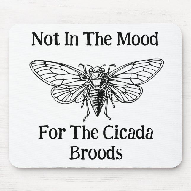 Mousepad Não Está No Humor Para As Florestas De Cicada (Frente)