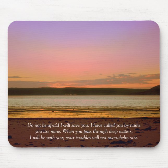 Mousepad Não esteja receoso (Frente)