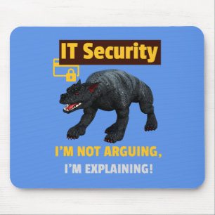 Mousepad Não estou discutindo que estou explicando a segura
