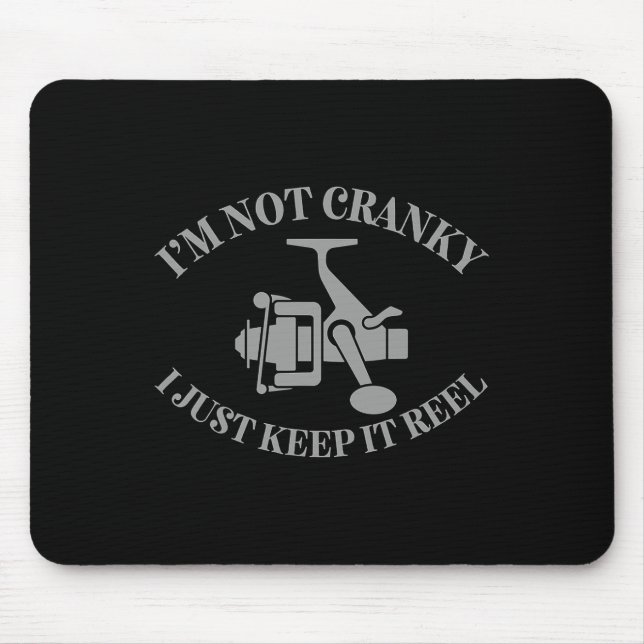Mousepad Não Estou Irritado Eu Só Mantenho Isso Reel Engraç (Frente)