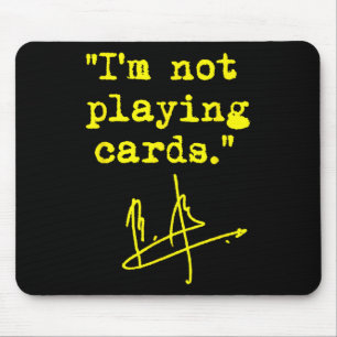 Mousepad Não Estou Jogando Cartas - Zelenskyy