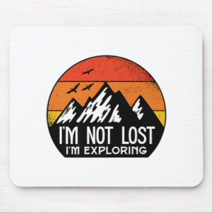 Mousepad Não estou perdido, estou explorando o acampamento