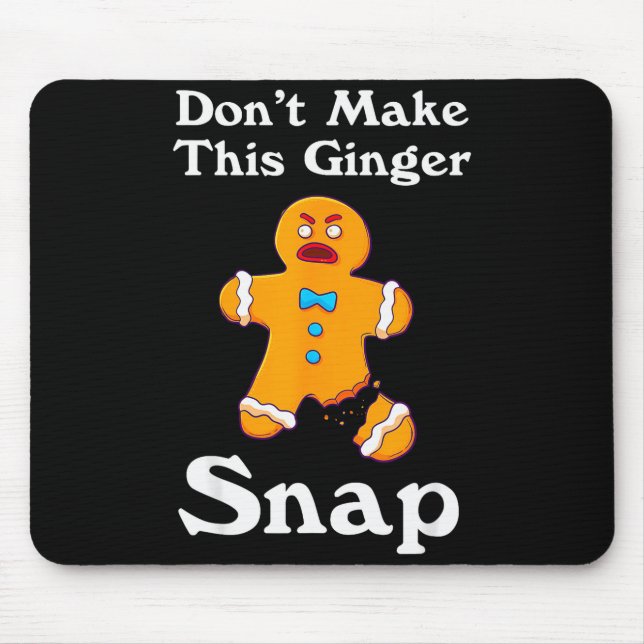 Mousepad Não Faça Este Presente De Natal Para Ruiva De Ging (Frente)