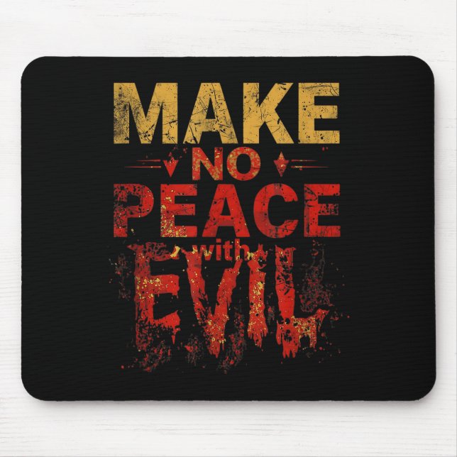 Mousepad Não Faça Pacto Com o Arcanjo Guerreiro do Mal, Def (Frente)