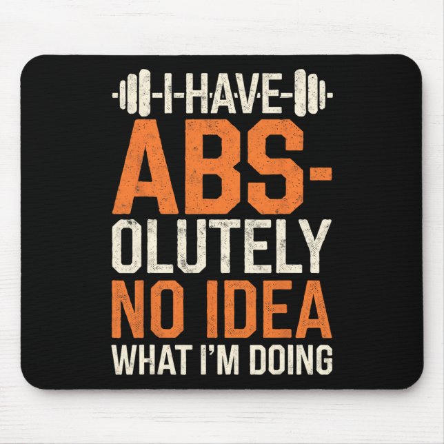 Mousepad Não faço ideia do que estou fazendo, Gym Funn (Frente)