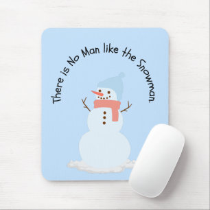 Mousepad Não há homem como o boneco de neve