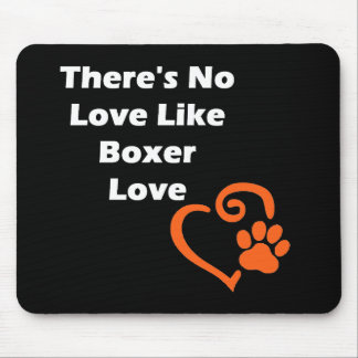 Mousepad Não há nenhum amor como o amor do pugilista