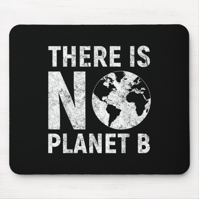 Mousepad Não Há Planeta B Retrorando A Conservação Do Dia D (Frente)