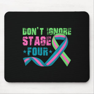 Mousepad Não Ignorar Palco Quatro Cancer Metastático Da Mam