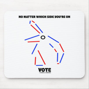 Mousepad Não Importa Qual Lado Na Votação O Humor Elefante 
