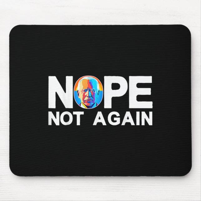 Mousepad Não Mais Engraçado Biden Pro-trump (Frente)