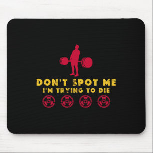 Mousepad Não Me Ajude2 Estou Tentando Morrer com Musculação