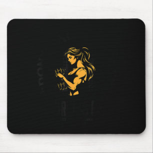 Mousepad Não me fale, estou malhando desenho engraçado acad