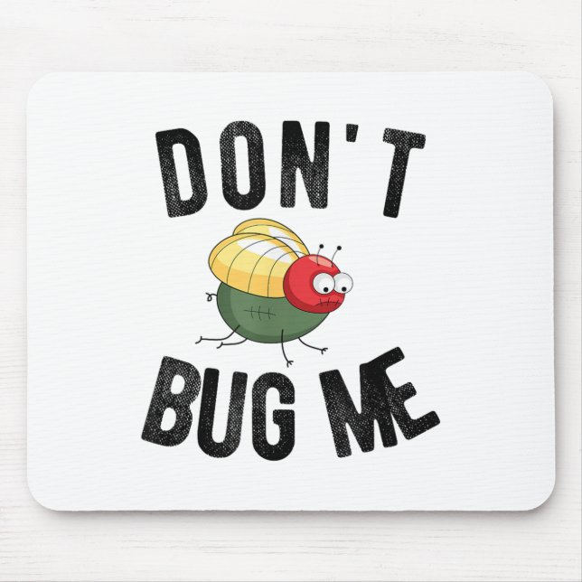 Mousepad Não Me Incomode Citação Engraçada de Introvertido  (Frente)