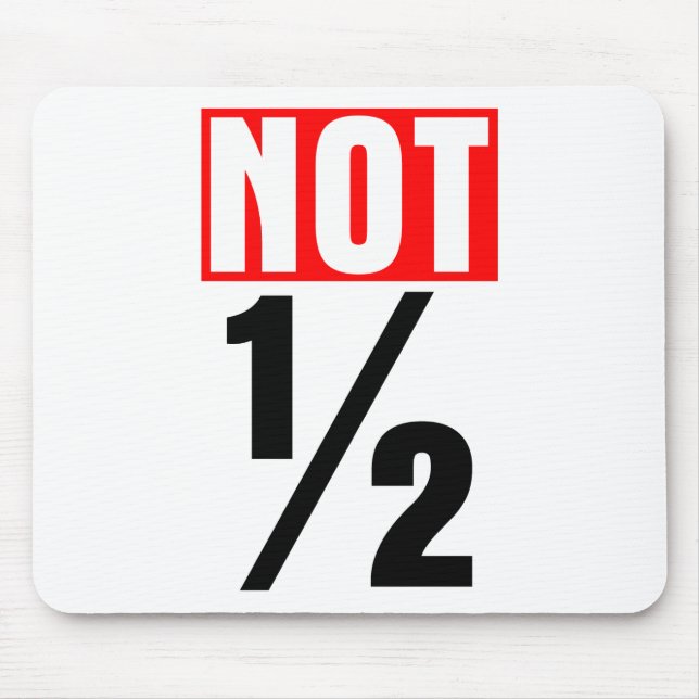 Mousepad Não Metade (Frente)
