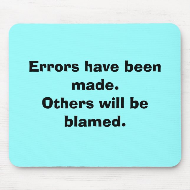 Mousepad Não mim? (Frente)