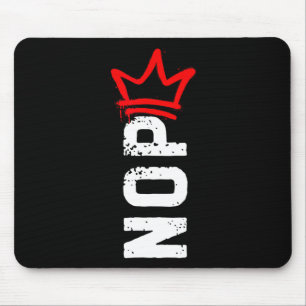 Mousepad Não Não Reis Letreiro de Protesto Engraçado Anti-t