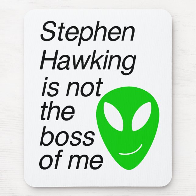 Mousepad Não o chefe de mim (Frente)