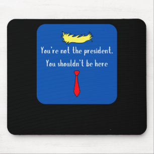 Mousepad Não O Presidente - Azul