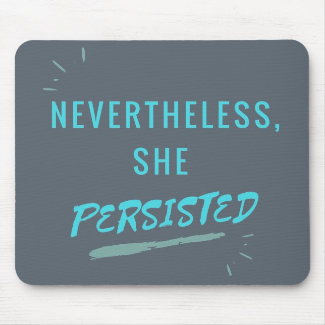Mousepad Não obstante, persistiu (Frente)