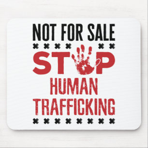 Mousepad Não para venda Parar o Tráfico Humano