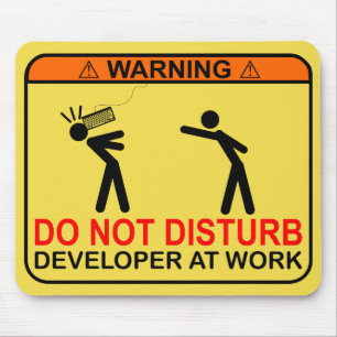 MOUSEPAD NÃO PERTURBE - O COLABORADOR
