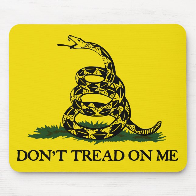 Mousepad Não pise na bandeira de Me-Gadsden (Frente)