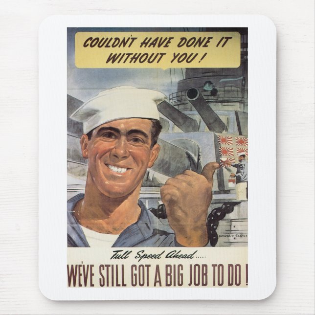 Mousepad Não poderia ter feito isso sem você (Frente)