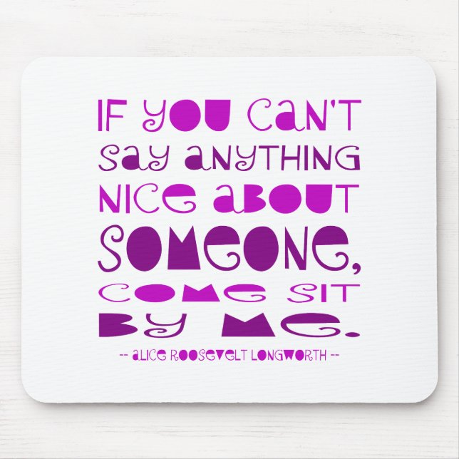 Mousepad Não posso dizer "Sente-se bem comigo" (Frente)