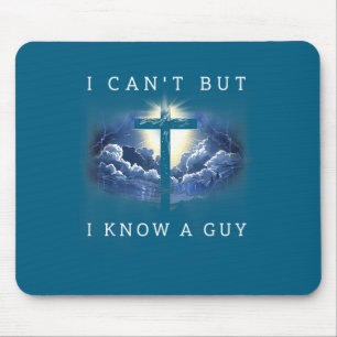 Mousepad Não posso, mas conheço um cara cruz de jesus engra