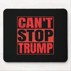 Mousepad Não Posso Parar Trump Presidente Donald Trump 2025