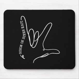 Mousepad Não Precisa De Palavras De Professora De Sensibili