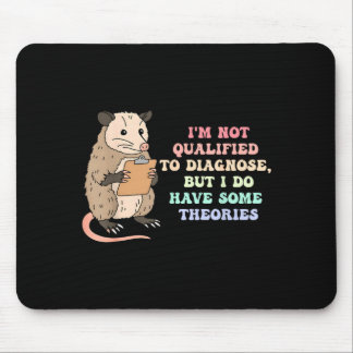 Mousepad Não qualificado para diagnosticar psicologia sarcá