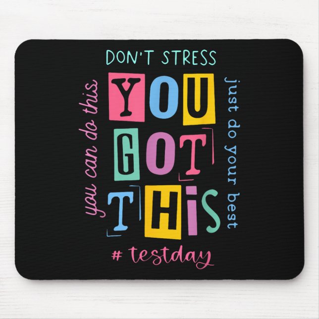 Mousepad Não Se Enfatize Que Consegues Fazer Isto... Design (Frente)