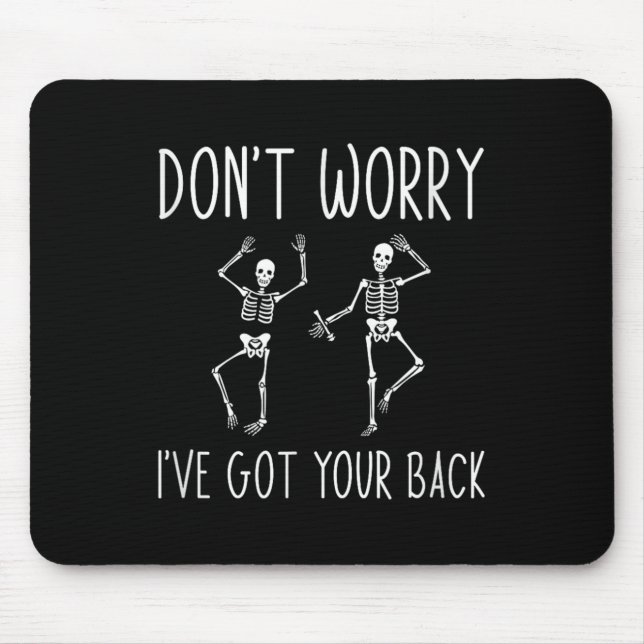 Mousepad Não se preocupe, tenho as costas (Frente)