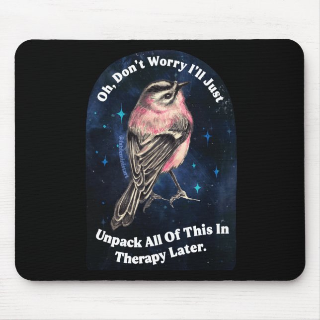 Mousepad Não se preocupe, vou desfazer tudo isso (Frente)