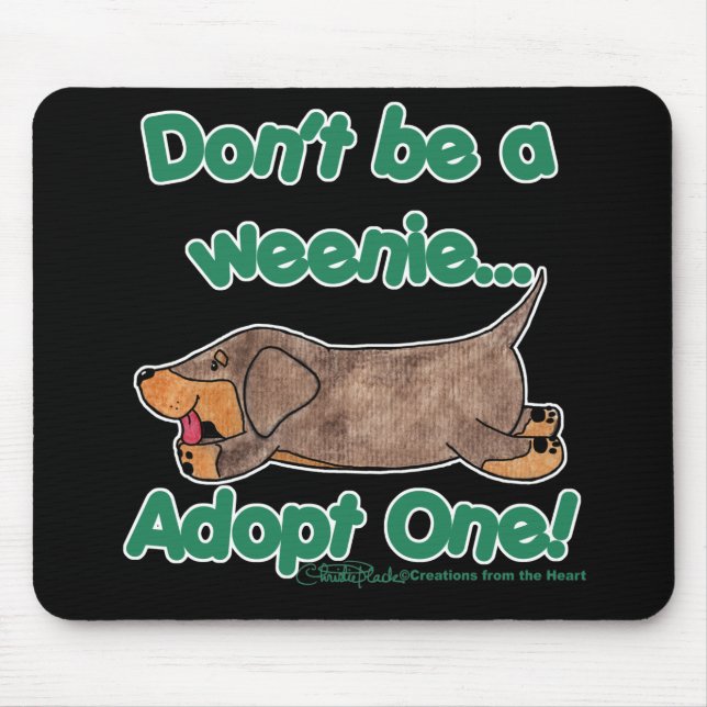 Mousepad Não seja um Weenie! (Frente)