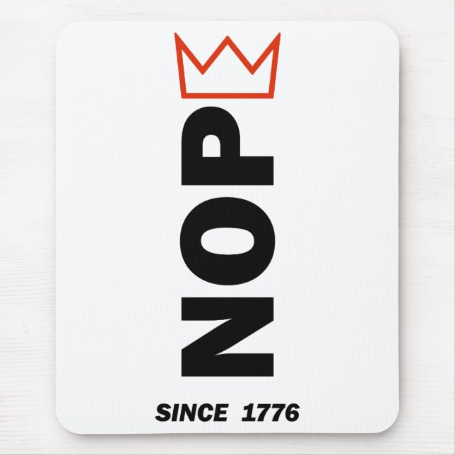Mousepad NÃO. Sem Reis. (Frente)