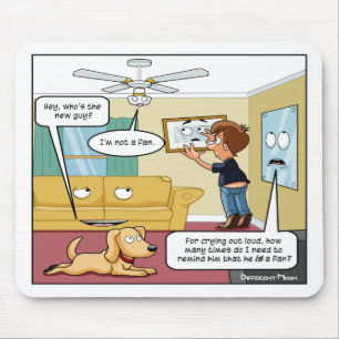 Mousepad Não sou um Pad de Mouse Fan Punny